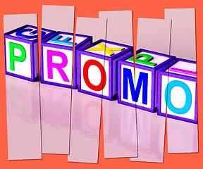 Image showing Promo Word Mean Special Reduced Price Or  Off