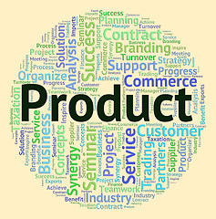 Image showing Product Word Represents Wordclouds Wordcloud And Stocks