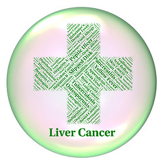 Image showing Liver Cancer Represents Poor Health And Attack