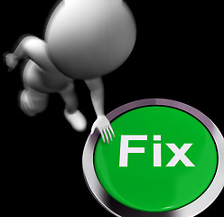 Image showing Fix Pressed Means Repair Mend Or Restore