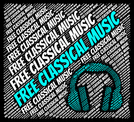 Image showing Free Classical Music Indicates For Nothing And Acoustic