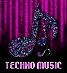 Image showing Techno Music Shows Electric Jazz And Acoustic