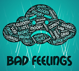 Image showing Bad Feelings Shows Ill Will And Adoration