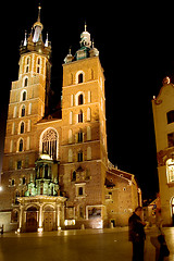 Image showing Mariacki cathedral, Krakow