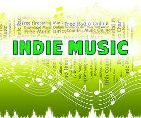 Image showing Indie Music Shows Sound Tracks And Acoustic