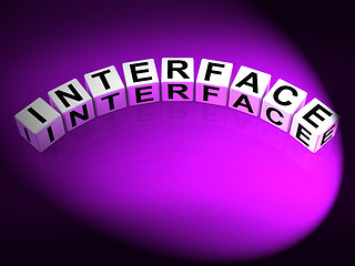 Image showing Interface Dice Represent Integrating Networking and Interfacing