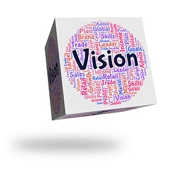 Image showing Vision Word Means Plan Future And Prediction