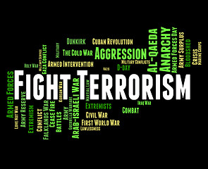 Image showing Fight Terrorism Means Terrorists Hijackers And Object
