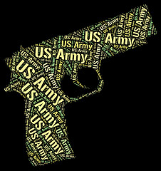 Image showing Us Army Represents The States And Department