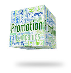 Image showing Promotion Word Means Offer Retail And Reduction