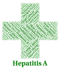 Image showing Hepatitis A Shows Ill Infirmity And Inflammatory