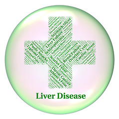 Image showing Liver Disease Indicates Poor Health And Ailment
