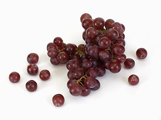 Image showing Red Grape Bunch