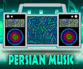 Image showing Persian Music Indicates Sound Tracks And Harmonies