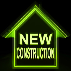 Image showing New Construction Home Shows Recent Building Or Development