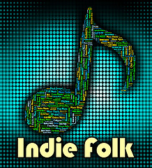 Image showing Indie Folk Means Sound Track And Audio