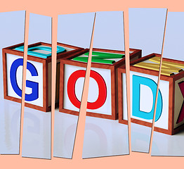 Image showing God Letters Show Spirituality Religion And Believers