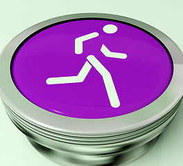 Image showing Runner Switch Means Race Or Getting Fit