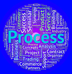 Image showing Process Word Means System Proceeding And Task