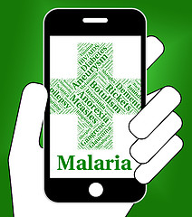 Image showing Malaria Disease Indicates Disorders Malady And Infirmity