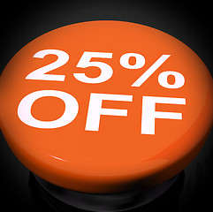 Image showing Twenty Five Percent Switch Shows Sale Discount Or 25 Off