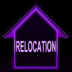 Image showing Relocation Home Means New Residency Or Address