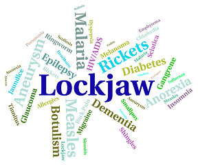 Image showing Lockjaw Illness Represents Complaint Malady And Trismus