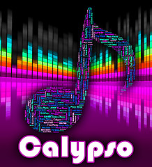 Image showing Calypso Music Indicates Caribbean Song And Calypsos