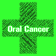 Image showing Oral Cancer Indicates Ill Health And Attack