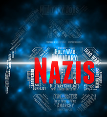 Image showing Nazis Word Means National Socialism And Antisemitism