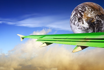 Image showing Flying greener