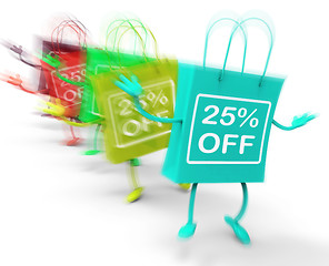 Image showing Twenty-five Percent Off On Colored Bags Show Bargains