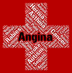 Image showing Angina Word Means Congestive Heart Failure And Ailment