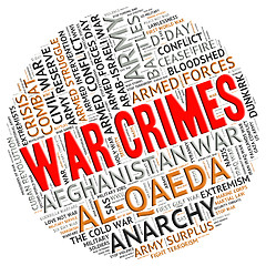 Image showing War Crimes Indicates Military Action And Clash