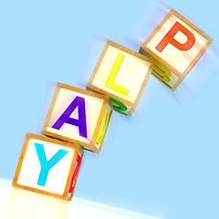 Image showing Play Word Show Entertainment Enjoyment And Free Time