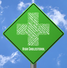 Image showing High Cholesterol Represents Ill Health And Affliction