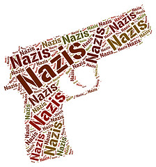 Image showing Nazis Word Means National Socialism And Hitlerism