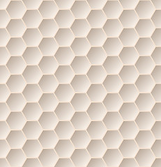 Image showing Seamless hexagon pattern background 