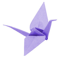 Image showing origami crane