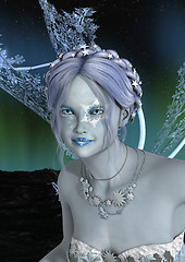 Image showing Fantasy Snow Fairy