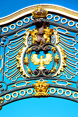 Image showing in london  old metal gate  royal palace