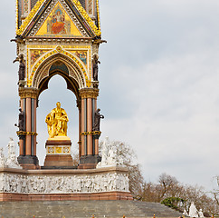 Image showing albert monument in london england kingdome and old construction