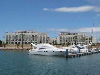 Image showing Boats at the Marina