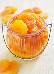 Image showing dry apricots