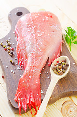 Image showing raw fish