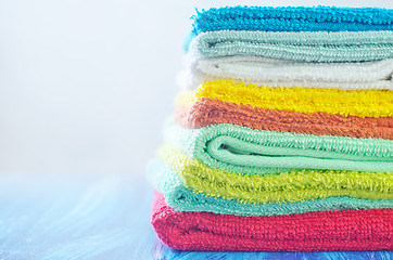 Image showing color towels