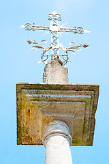 Image showing abstract cross in italy europe 