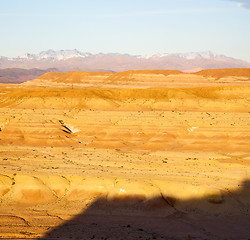 Image showing hill africa in morocco the old contruction         and   histori