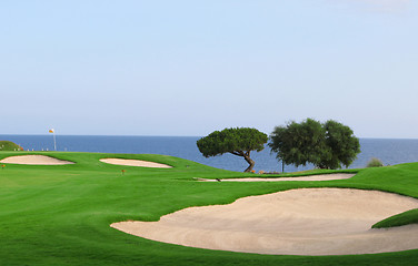 Image showing Golf and sea II