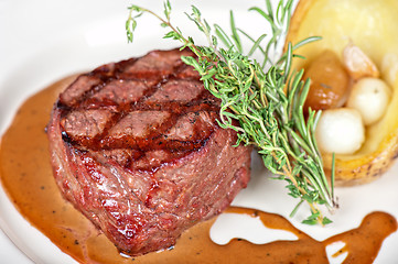 Image showing grilled beef steak